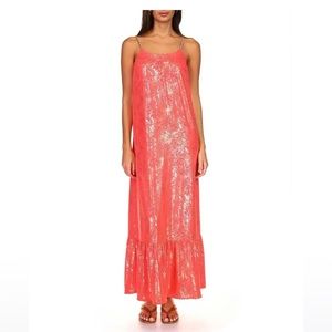 Michael Kors Chain Strap Maxi Dress - Size Small
